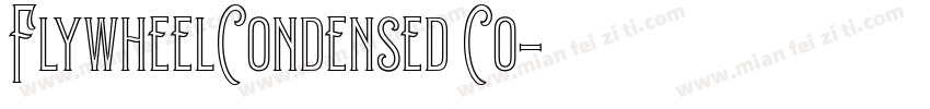 FlywheelCondensed Co字体转换
